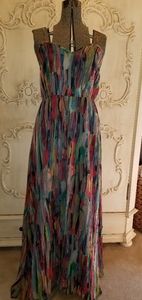 Jack multi color maxi dress Size 4